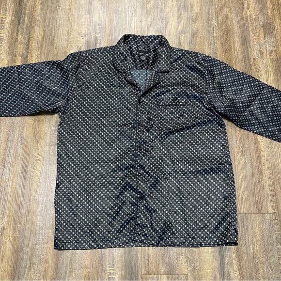 Robert Louis Silk Luxury Long Sleeve Button Up Pants Pajama Set XL (see details) - Picture 1 of 16